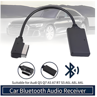 Adapter AMI MMI 5.0 untuk Audi, Penerima Musik Nirkabel dengan Panggilan Bebas Genggam, Kompatibel dengan A3 A4 A5 A6 Q5 Q7