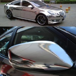 High Quality Custom Chrome Car Wrap Film <strong>Vinyl</strong> 3-Year Warranty Scratch-Resistant <strong>3m</strong> Black <strong>Vinyl</strong> Car Wrap - Product Image 4
