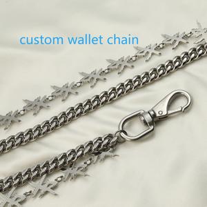 高品質ウォレットチェーン カスタムロゴチャーム ジュエリー製作 ステンレス製 ウォレットチェーン - Product Image 5