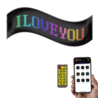 Panel de Matriz LED RGB Flexible, Módulo de Píxeles para Publicidad Interior y Exterior, Pantallas de Automóviles, Educación, Centros Comerciales, Señalización
