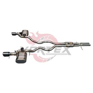 Sistema de Escape Catback Valvetronic de Acero Inoxidable 304 VORTEX para RANGE ROVER Sport 5.0L 2010-2017, Acabado Pulido Espejo, Puntas Negras de 1.5mm - Product Image 2
