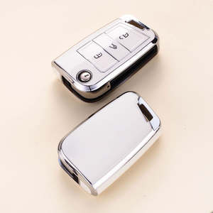 Housse de clé de voiture Volkswagen en TPU, Sagitar Tiguan L Bora Polo Tayron Lavida Lamando Golf <span class=keywords><strong>T</strong></span>-<span class=keywords><strong>Roc</strong></span> TACQUA Tharu - Product Image 4