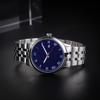 Montre à quartz pour homme, logo personnalisé, luxe, simple, mouvement Miyota, 42 mm, acier inoxydable 316L, verre saphir, étanche 10 ATM, lumineuse