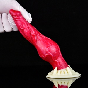 Dildo Monster Tusk, Juguetes Sexuales con Ventosa, Masajeador de Próstata y Pene, Dildo de Silicona para Masturbación Femenina - Product Image 4