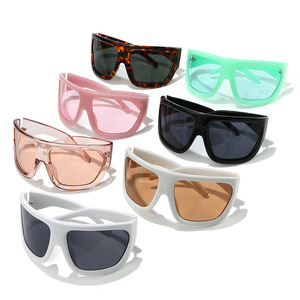 Gafas de Sol Viviblook Z0227AS01 para Mujer, Gafas de Sol Deportivas Extra Grandes para Exteriores, Multicolores, Montura Grande, Estilo Y2K Punk - Product Image 1