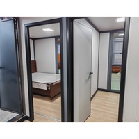 Petite remorque mobile de 20 pieds bon marché pour le camping cabine portable pour dormir maison préfabriquée bureau expédition maison en conteneur extensible sur roues