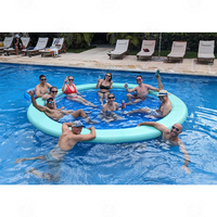 Hamac aquatique gonflable, idéal pour les voyages, hamac aquatique gonflable de qualité supérieure, flotteur antidérapant pour l'océan et la piscine