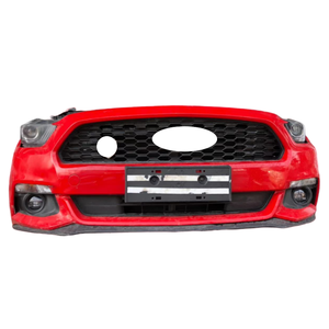 Kit frontal usado para Ford Mustang <span class=keywords><strong>Shelby</strong></span> <span class=keywords><strong>GT500</strong></span> GT350 2,3, radiador de parrilla, carrocería de plástico ABS, incluye ventilador electrónico, Luz antiniebla - Product Image 3