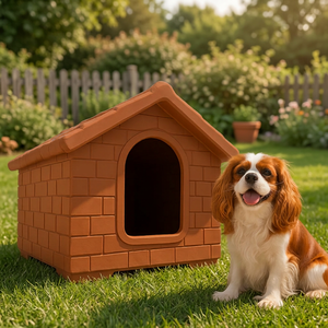 Nichoir pour chien ultra-résistant en HDPE M (68x74x62H cm) Abri et rangement toutes saisons TEKCNOPLAST SRL CUMTE Fabriqué en Italie - Product Image 3