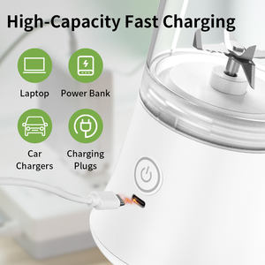 Mini mixeur portable sans fil rechargeable pour fruits, légumes, smoothies, milkshakes, mélange rapide, nettoyage facile, cuisine, extérieur - Product Image 2