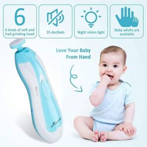Kit de manucure électrique 6-en-1 pour bébé : lime, coupe-ongles, polisseur et aiguiseur pour la coupe et le lustrage des ongles - Product Image 5