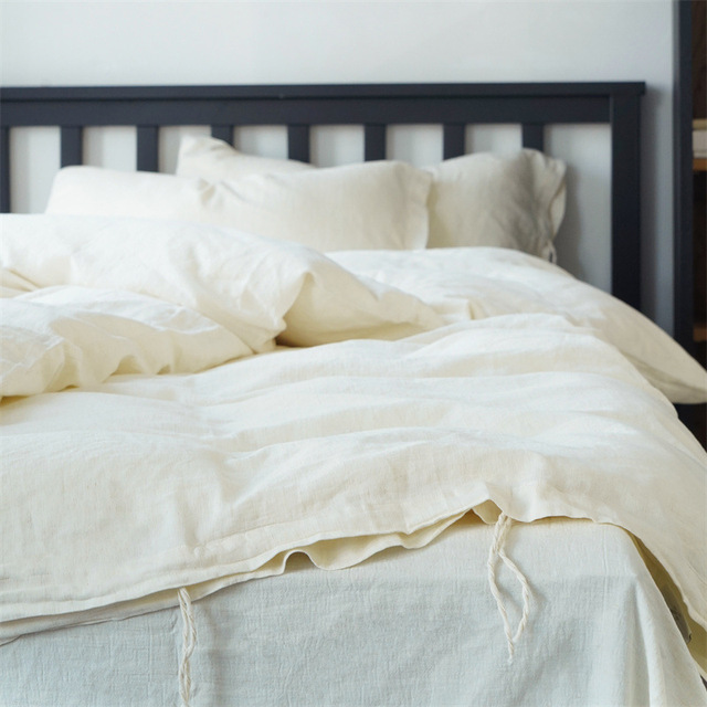 Linen Sheets King Size Pure Natural French Flax Linen Bed Sheets Set Bedding Set
