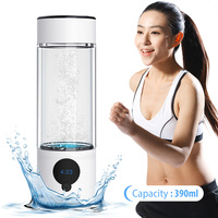 Bouteille d'eau hydrogénée Suyzeko 4000ppb+ avec support d'installation à alimentation par batterie, portable