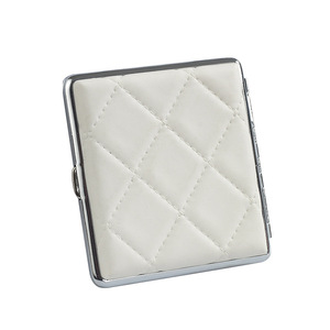 Giá Rẻ New PU Da Thuốc Lá Trường Hợp Thường Xuyên Kim Loại Thuốc Lá Hộp Người Đàn Ông Phụ Nữ Thuốc Lá Cầm Tay Chủ Lưu Trữ Trường Hợp - Product Image 6