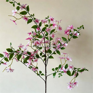 L-071 Orquídea Jazmín <span class=keywords><strong>Artificial</strong></span> Realista Hecha a Mano, Color Blanco y Naranja, Murraya <span class=keywords><strong>Paniculata</strong></span> Falsa para Centros de Mesa de Boda, Graduación, Venta al por Mayor - Product Image 4