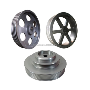 Custom Durable High <strong>Quality</strong> Best Price <strong>Casting</strong> <strong>Iron</strong>/ Steel / Aluminum Various Specifications Crankshaft Pulley With Groove - Product Image 1