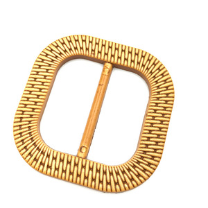 Hebilla de Plástico Imitación Ratán de Forma Ovalada de 50 mm de Oceania para Trajes de Baño de Mujer - Product Image 2