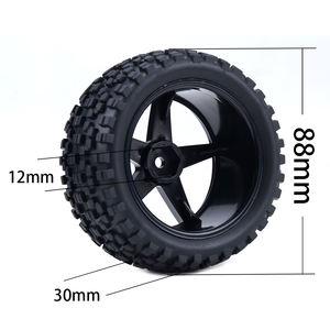 Pièces de voiture RC <span class=keywords><strong>Tamiya</strong></span> Arrma Traxxa de haute qualité en gros <span class=keywords><strong>1</strong></span>/<span class=keywords><strong>10</strong></span>, pneus en caoutchouc plastique avant et arrière - Product Image 3