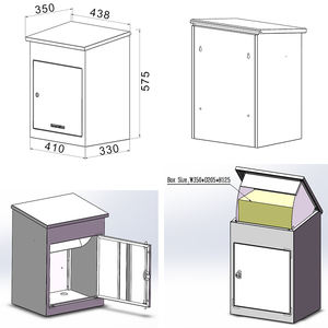 Boîte <span class=keywords><strong>à</strong></span> <span class=keywords><strong>colis</strong></span> intelligente pour la livraison sécurisée de <span class=keywords><strong>colis</strong></span> et de courrier pour les <span class=keywords><strong>colis</strong></span> de petite et moyenne taille - Product Image 5