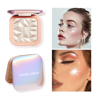 Surligneur populaire de maquillage élevé poudre de surligneur végétalien de marque privée