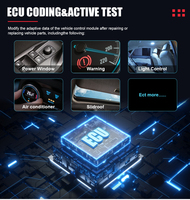 Escáner OBD2 ANCEL DS600, Diagnóstico de Todos los Sistemas, Control Bidireccional, Codificación ECU, 34 Funciones de Reinicio