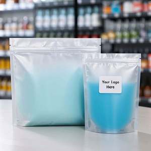 Emballage de qualité alimentaire de qualité supérieure finition mate support pochette gravure impression étanche à l'humidité fermeture éclair haut personnalisé gaufrage inviolable - Product Image 6