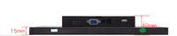 Offre Spéciale 19 21.5 23.6 27 pouces 16:9 large Écran Multi-tactile capacitif de Moniteur D'écran TACTILE de CADRE ouvert