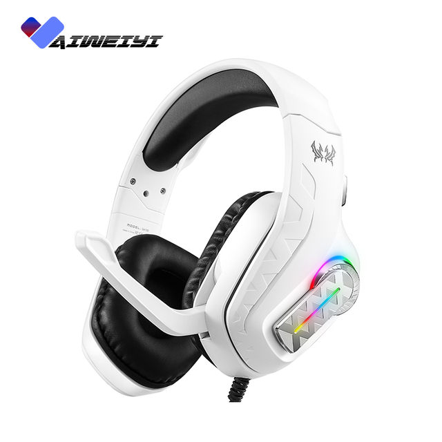 G4100 Private Label Wired Gaming Headset 3.5mm 7.1 Surround Sound RGB Noise Cancelling Mic OEM Factory Wholesale Low MOQ