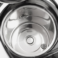 Bouilloire électrique sans fil en acier inoxydable avec contrôle de la température et protection anti-rechauffement, fonction maintien au chaud pour la maison, le camping-car et l'hôtel