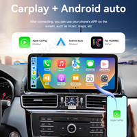 MOOKAKA Pantalla Estéreo para Auto de 12.3 Pulgadas 4K Integrada 1DIN para Mercedes Benz GLE 2015-2018, Reproductor Multimedia de Radio para Auto, Android 15