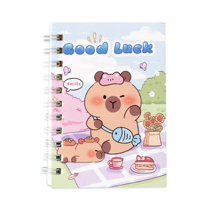 Cuaderno de bobina enrollable con texto bonito para <span class=keywords><strong>estudiantes</strong></span> de escuela primaria, Mini A7, Bloc de notas en espiral, pantalones de bolsillo con solapa, manual de palabras para <span class=keywords><strong>estudiantes</strong></span> - Product Image 5