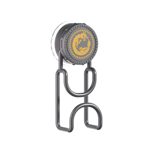 Dragon Shaped Rotating Suction Cup Washbasin Holder <b>Wall</b> Mounted Basin <b>Rack</b> With <b>Hook</b> For Bathroom Storage - Product Image 5