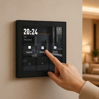 Panel de Control Inteligente Zigbee Inalámbrico Tuya para Hogar Inteligente, Pantalla de 4 Pulgadas, Control por Voz Alexa, Automatización del Hogar