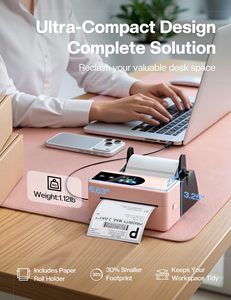 Imprimante d'étiquettes d'expédition Phomemo PM64D 4x6 thermique, imprimante thermique pour étiquettes d'expédition, imprimante de codes-barres pour petites entreprises - Product Image 5