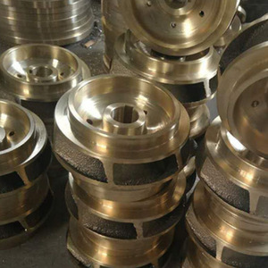 Copper Impeller For <b>Submersible</b> <b>Pump</b> Spiral Blade Closed Type Polished Finish Universal Mounting 4 Blades OEM Support - Product Image 2