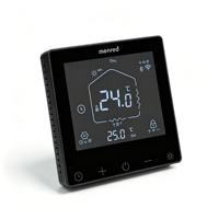 Termostato Inteligente WiFi con Pantalla Táctil Programable para Sistemas de Calefacción por Suelo Radiante Hidrónico
