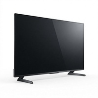 Téléviseur intelligent sans cadre de 55 pouces, téléviseur LED 4K, double support, bord étroit, écran Android pour le divertissement à domicile