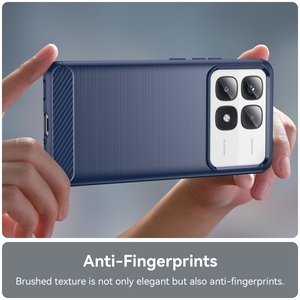 Precio más <span class=keywords><strong>barato</strong></span> para Xiaomi 14T Pro textura cepillada <span class=keywords><strong>fibra</strong></span> de carbono TPU funda de teléfono - Product Image 5