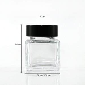 Ingrosso 30ml vuoto rettangolare vetro calamaio 1oz quadrato penna stilografica bottiglia di inchiostro - Product Image 6