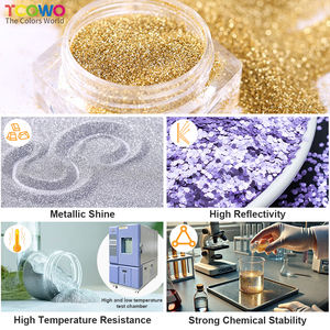 Poudre de paillettes en aluminium résistante aux hautes températures |   Poudre à paillettes en vrac pour ongles, pigment pour gloss à lèvres |   Moulage par injection de plastique en couleur - Product Image 3