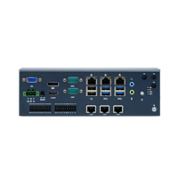 Ordinateur industriel embarqué sans ventilateur Linkleaps, processeur Core i3 i5 i7 de 10e et 11e génération, 6 ports GbE LAN, 2 ports COM, 16 entrées/sorties numériques, en stock