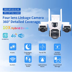 Cámara de Seguridad CMOS de 9MP, con Cable, para Interiores y Exteriores, WiFi 4G, Domo PTZ, Seguimiento Automático, Detección de Movimiento, IP65, Vista de 360° - Product Image 2