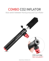 Pompe à air électrique multifonction portable PRO STAR Mini en alliage d'aluminium pour vélo, adaptateur de valve CO2, pression 130-160 PSI