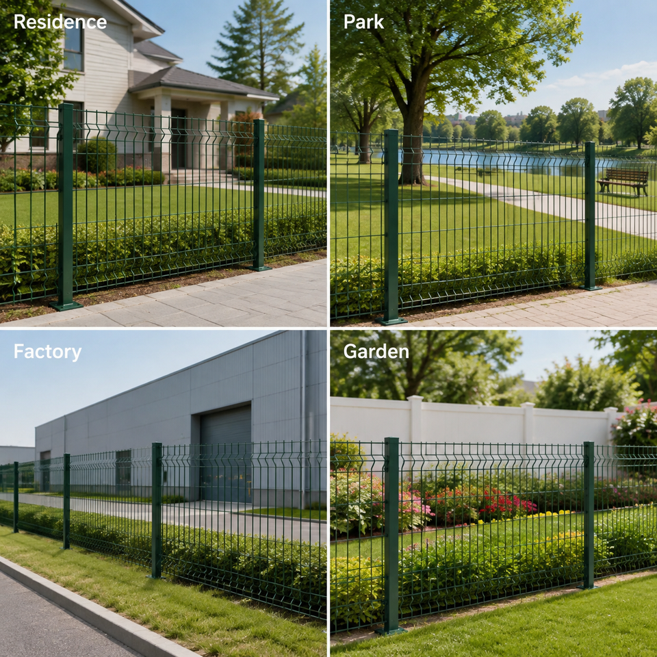 Welded Steel Security Mesh Panel Custom Colors and Heights for ...