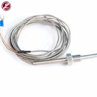 Sensor de Temperatura de Acero Inoxidable de Alta Precisión para Uso Industrial, PT100 K J E T, Todos los Tipos