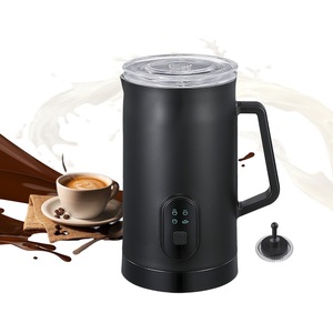 Espumador de Leche de Alta Velocidad de 400W - Espumador de Leche Cremoso de 160ml con Revestimiento LFGB de Grado Alimenticio para una Fácil Limpieza - Product Image 2