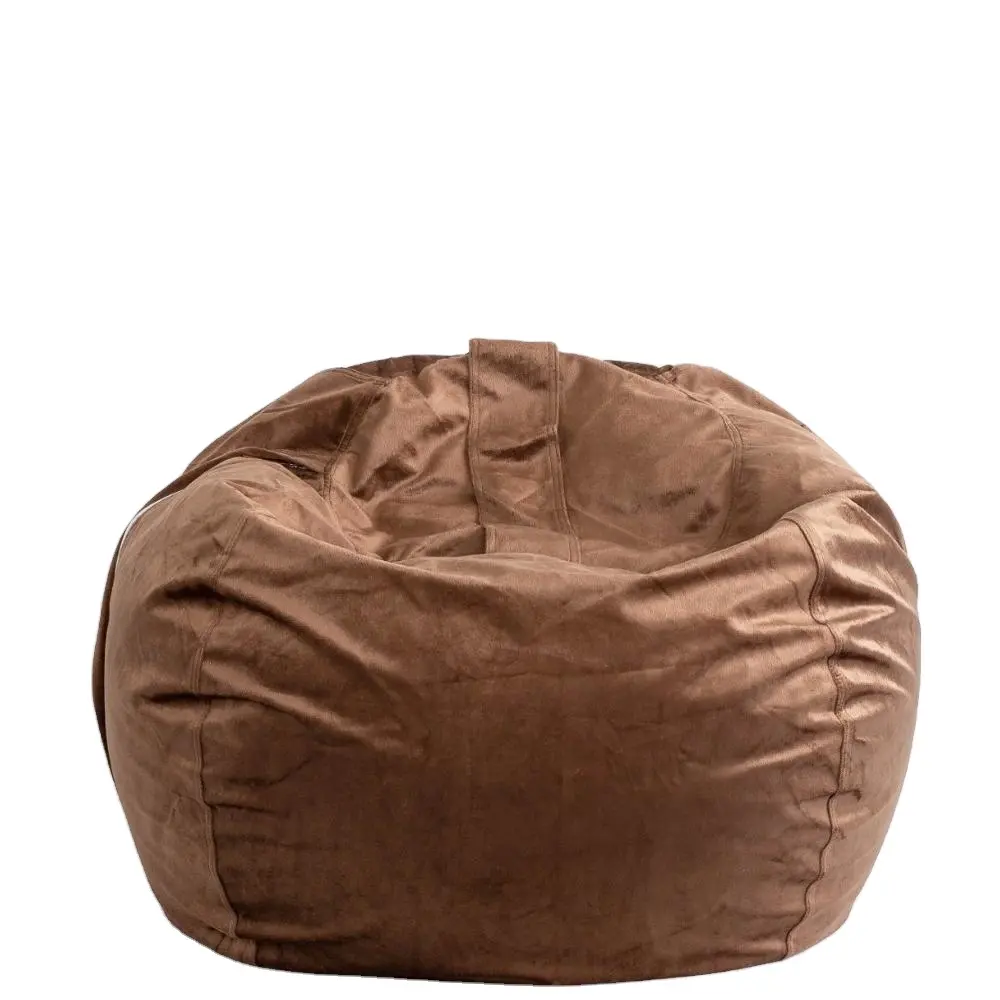 Kursi Ruang Tamu Sofa Raksasa Bean Bag Mainan Tas Penyimpanan Bola Besar Mikro Suede Bean Bag Kursi