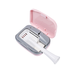 เครื่องฆ่าเชื้อแปรงสีฟันแบบพกพา UVC แบตเตอรี่ 500mAh ไฟ LED UVC 1 ดวง + UVA 2 ดวง กล่องฆ่าเชื้อแปรงสีฟันสำหรับเดินทางสำหรับแปรงสีฟันเดี่ยว - Product Image 1