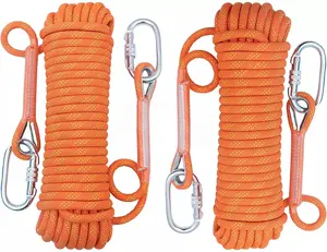 High strength safety gear static camping tent climbing binding polyester rope