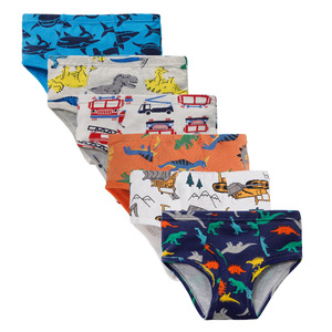 Pantaloncini da cartone animato in dinosauro di cotone filettato intimo per bambini, <span class=keywords><strong>slip</strong></span> per bambini, biancheria intima per ragazzi all'ingrosso - Product Image 6